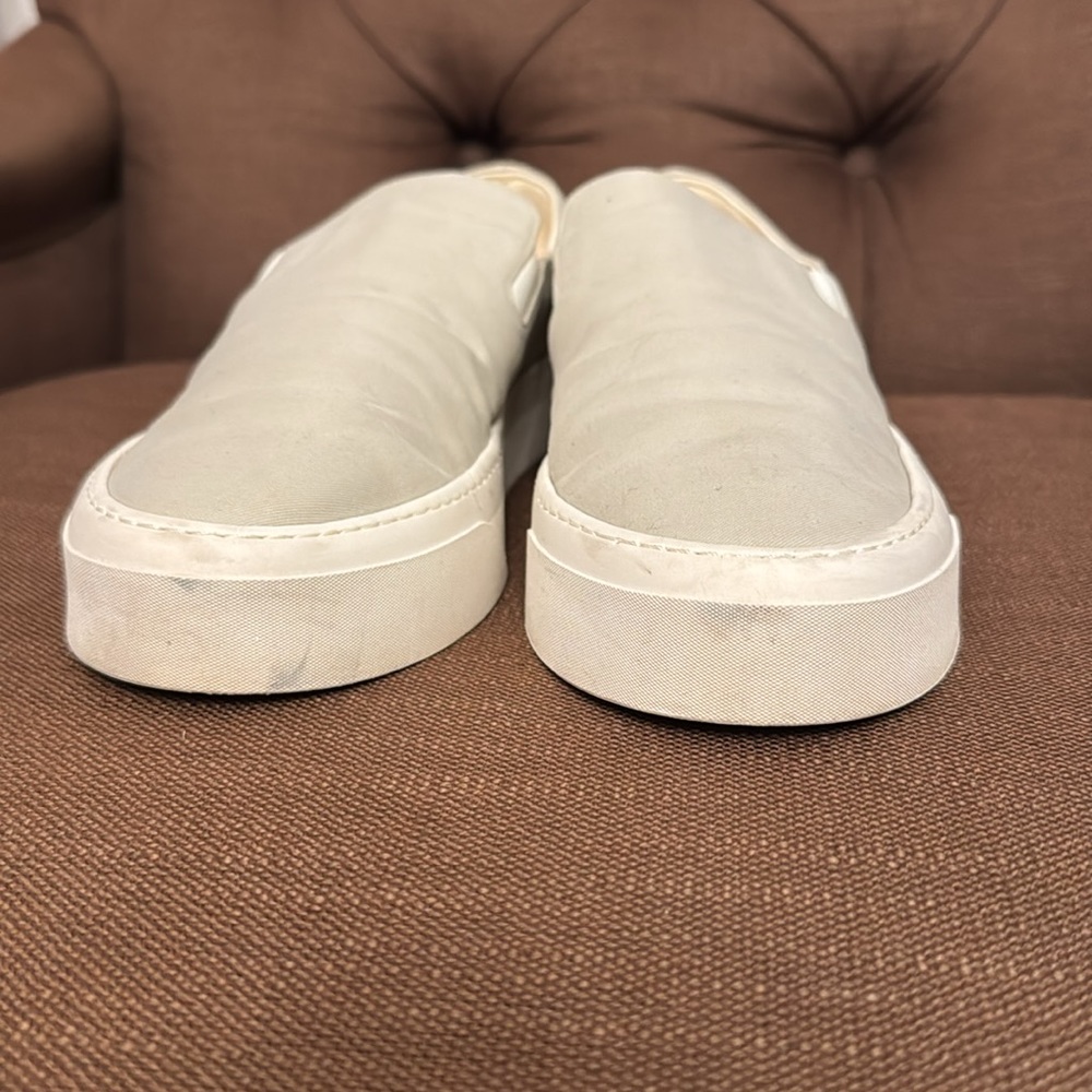 The Row Beige Slip-On Sneakers - Picture 4 of 10
